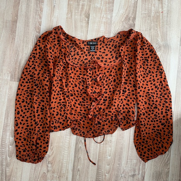 CROPPED BLOUSE - Picture 1 of 1